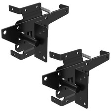 -Locking Gate Latch Heavy Duty: 304 Stainless Steel Automatic Lever - Post Mo...