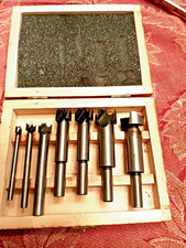 Forstner Set Bit 7 Pezzi Misure: 1/4” 3/8” 1/2” 5/8” 3/4” 7/8” 1” Buone Condizioni