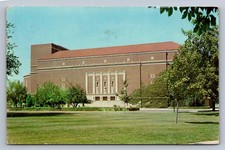 Postcard Indiana West Lafayette Purdue University Elliot Hall of Music 1959 Q221