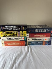 Vintage Microsoft Visual Basic Lot 8x w/ Floppy 4x CDs 2x FACTORY SEALED 95 98