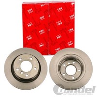 2X Trw Bremsscheiben 294Mm BelÜFtet Hinten Passend FÜR Bmw Z4 | DF6033