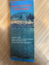 Vintage Jobars Melodic Harp Chime With 48" Pole 1997 Garden NEW