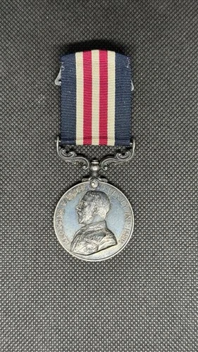 Original WW1 George V Military Medal 1914-18 Sterling Silver British Empire B.M