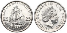 Eastern Caribbean Territories 25 Cents - 1955-2017 - Various Years