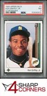 1989 UPPER DECK STAR ROOKIE #1 KEN GRIFFEY JR. RC MARINERS HOF PSA 7