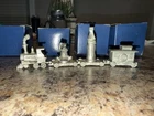 Vintage 1995 Coca Cola Bottle Pewter Train Car - Engine Bear Bottle Caboose 4 Pc