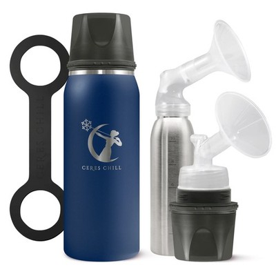 Ceres Chill Co Ceres Chill OG Stainless Steel Breast Milk Chiller Container, Dar