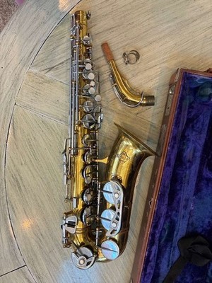 Noblet Saxophone Leblanc 8022 Made In  France Vintage Untested w/ Case