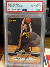 2009-10 Panini - Stephen Curry #357 Autograph Rookie Card. rookie card picture