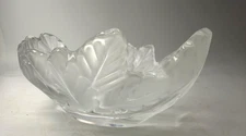 Elegant Lalique France Compiegne Signed Crystal  Center Bowl