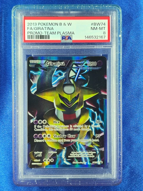 Giratina Black & White Promo #BW74 Pokemon Graded Slab PSA 8