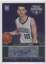 2014 Totally Certified Present Potential Signatures 25/99 Nik Stauskas Auto 0b9
