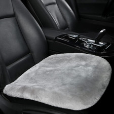 Llb Genuine Sheepskin Car Seat Cushion Front Cushion-1 Pc Grey
