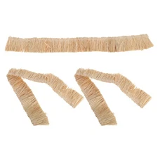 6 Pcs Simulated Grass Pavilion Decoration Fake Thatch Roofing Artificial Straw