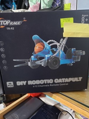 DIY Robotic Catapult with 12 channel remote control