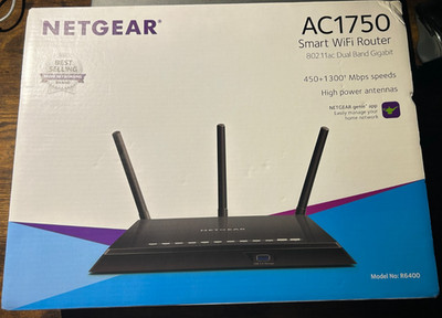NETGEAR * AC1750 Smart WiFi Router *  # R6400 * NIB!
