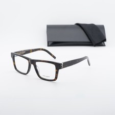 Saint Laurent SL M10 B 002 Dark Havana 52mm Eyeglasses New Authentic