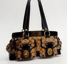 COACH Legacy Signature Turnlock Satchel Authentic