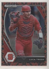 2021 Panini Prizm Draft Picks Snakeskin Prizm 22/25 Luca Tresh #PDP214 09an