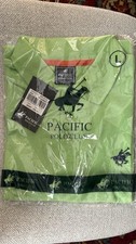 pacific polo club shirt L