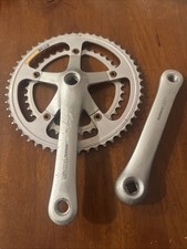 Vintage Shimano 105 FC-1055 Double Crankset 172.5 53/38