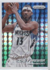 2014-15 Panini Prizm Blue & Green Mosaic Prizm Corey Brewer #149 2x8