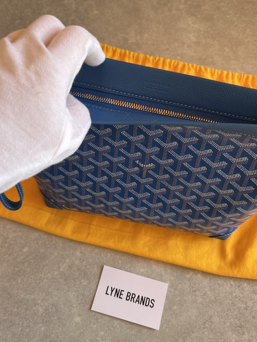 GOYARD - Conti Sky Blue Clutch / Pouch Tasche - Bild 9 von 12