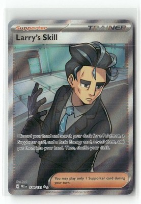 Larry's Skill 139/131 Ultra Rare Prismatic Evolutions Pokemon Holo Near Mint