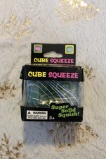 Green And Blue Swirl Nice Cube Squishy Stress Relief Fidget Squeeze Toy