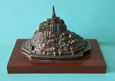ALTE MINIATUR DES MONT SAINT-MICHEL, SOUVENIR EN REGLE, FRANKREICH DENKMAL