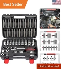 Professional-Grade BILITOOLS Nut Wrench Set - 50 Pieces for Vehicle Maintenance
