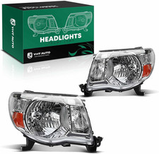 2005-2011 for Toyota Tacoma Headlight Assembly Set of 2   Compatible Replacement