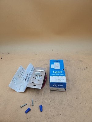 Lutron GL-603P-WH 600 Watt 3 Way Linear Slide Dimmer. White