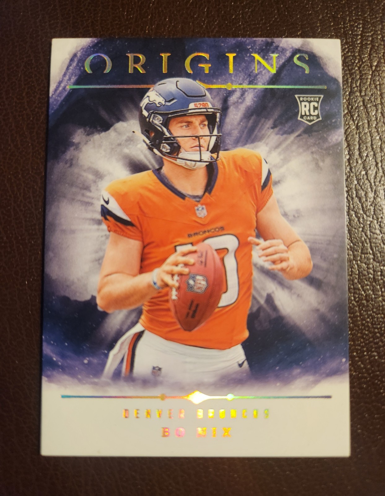 2024 Panini Origins #149 Bo Nix RC Denver Broncos. ROOKIE CARD