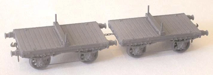 NSW Railways 1858 E Bolster Wagons Unassembled Kit - Redfern Works - HO NSWGR - Image 2 of 4