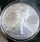 2025 American Eagle Silver Dollar - 1 ea - 1 oz - 999 Silver - BU - In Capsule