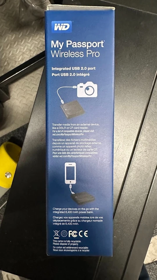 Western Digital My Passport Wireless Pro 2TB Portable External HDD - Image 2 of 4