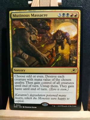 Mutinous Massacre - Edge of Eternities - Rare - NM (siehe Bilder) MTG