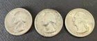 Lot Of 3 1932-P Uncirculated Washington Quarters