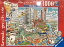 Ravensburger 1000pc Cities of the World: Rotterdam Neth. 2020 jigsaw puzzle NIB