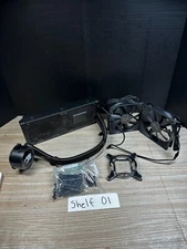 GAMING iBUYPOWER WATER LIQUID COOLING COOLER KIT black AMD AM4 AM3 + DUAL FAN