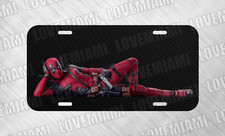 For Deadpool Fans Super Hero Funny Laying License Plate Auto Car Tag Free Ship For Deadpool Fans Super Hero Funny Laying License Plate Auto Car Tag Free Ship