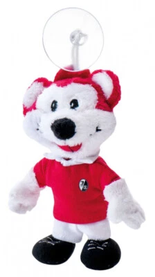 SPORT CLUB FREIBURG SC Freiburg Maskottchen Füchsle mit Saugnapf 14 cm