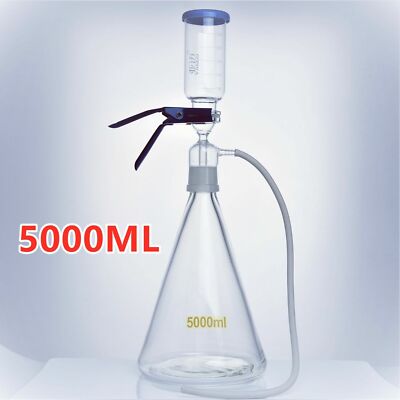 3000/5000ml High Borosilicate Vacuum Suction Filter Device Sand Core Filtration