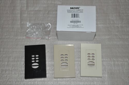 NuVo Decora Wall Plate - 3 colors - Almond, Beige, Black    ***NEW****    B638 - Afbeelding 1 van 3