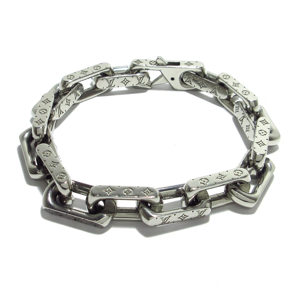lv silver bracelet