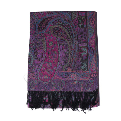 Women's Paisley Pattern Pashmina Shawl Scarf Colorful Luxury Wrap