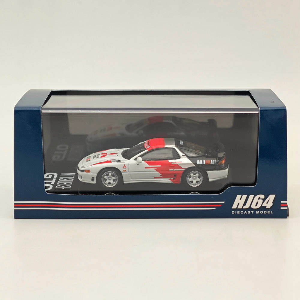 Hobby Japan 1/64 Mitsubishi GTO TWIN TURBO RALLIART White Diecast