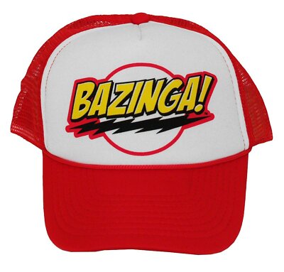Ripple Junction Big Bang Theory Bazinga Trucker Cap Rot Einheitsgröße