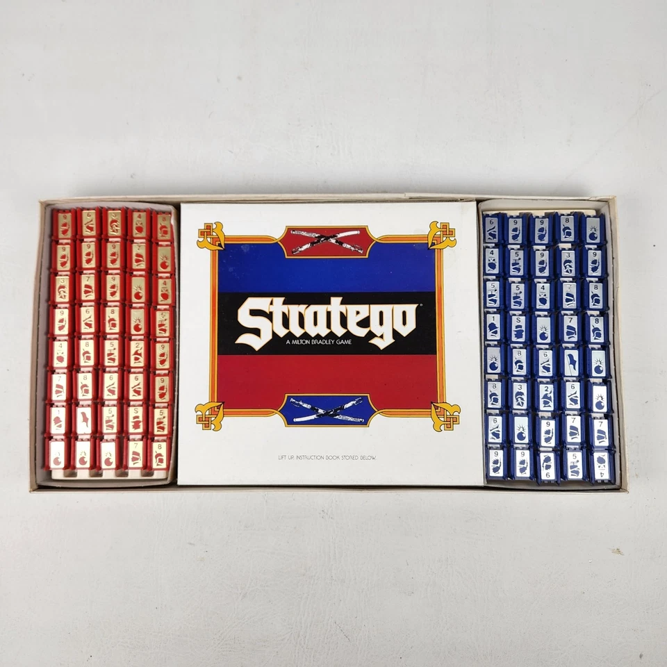 Vintage Stratego Battlefield Strategy Board Game Milton Bradley 1986 Complete - Image 3 of 4